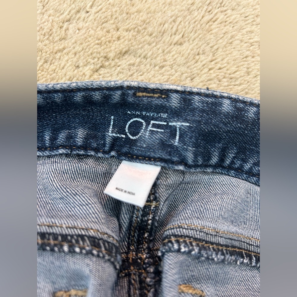 Ann Taylor Loft Women's Casual Cotton Blend Classic Sz 4P Modern Skinny Jeans - Picture 10 of 15